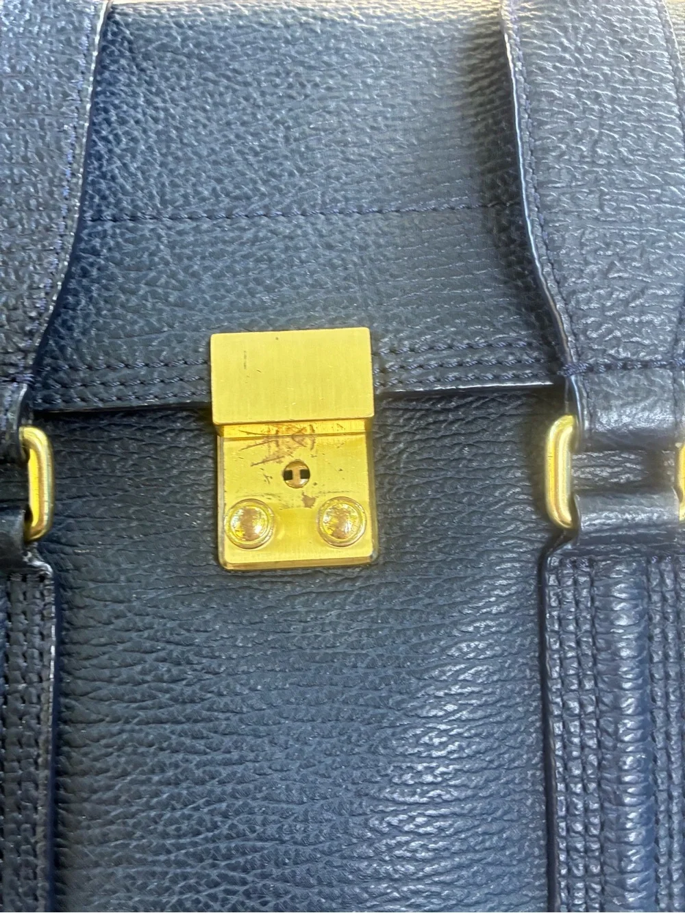 🌺HP🌺3:1 Phillip Lim 💯 authentic Structured Leather Satchel Handbag🌺